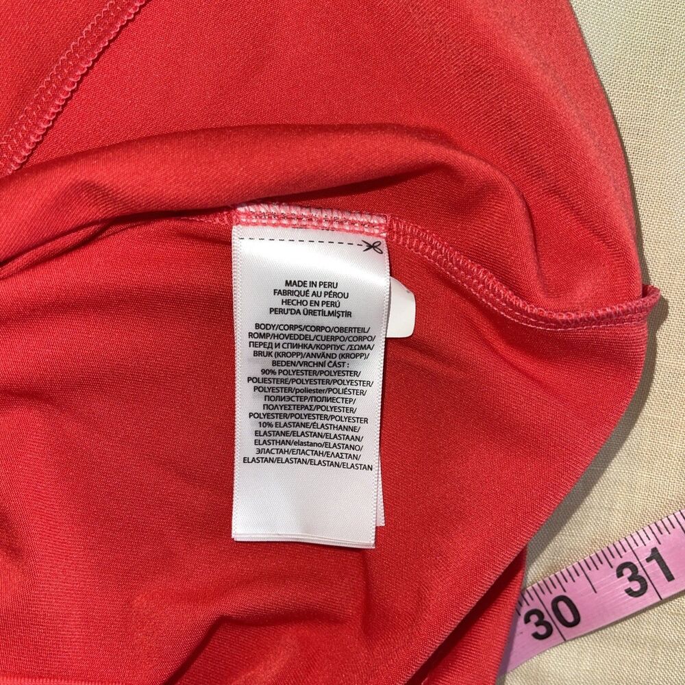 Polo Golf Ralph Lauren Quarter-zip Pink Coral Red performance Wicking Top S - Picture 5 of 12